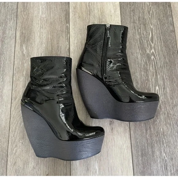 Lanvin wedge boots best sale